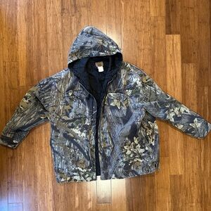 Vintage Duxbak Button Shirt/Jacket in Mossy Oak